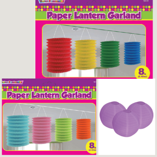 Picture for category PAPER LANTERN